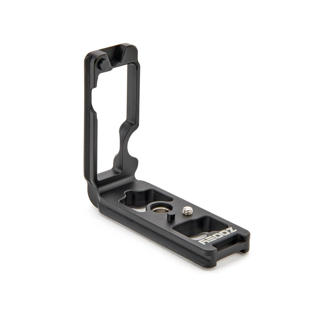 3 Legged Thing ZOOEY QD L-Bracket for Nikon Z8 - Darkness Black - Dedicated Arca-Swiss Camera Plate with Quick Release, Integrated Cable Routing & Anti-Twist Pin - Portrait & Landscape Shooting