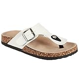 Coshare Women's Fashion Birkenstock-style Soft Footbed Gizeh Thong Sandals Flip Flops