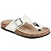 Coshare Women's Fashion Birkenstock-style Soft Footbed Gizeh Thong Sandals Flip Flops