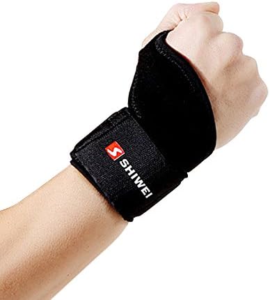 Adjustable Breathable Neoprene Right Left Wrist Brace Support for Wrist Pain &amp; Sports Injuries - One Size Fits Most - Satisfaction Guarantee