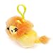 GUND Pusheen Pusheenimal Lion Plush Stuffed Animal Backpack Clip, Yellow and Orange, 5