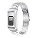 ANCOOL Compatible with Garmin Vivofit 3 Bands Stainless Steel Metal Link Watch Band Replacement for Garmin Vivofit 3 Tracker, Silver