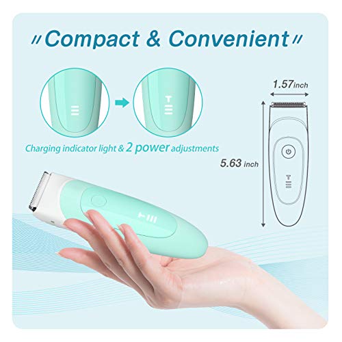 Baby Hair Clipper, Professional Baby Hair Trimmer for Infants and Kids, Electric Toddler Hair Clipper, Ultra Quiet Waterproof Rechargeable Baby Haircut Kit.