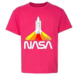 Pop Threads NASA Approved Space Program Logo Retro Graphic Toddler Kids Girl Boy T-Shirt