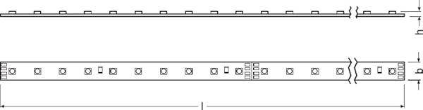 LEDVANCE SMART Tira de Smart LED Bluetooth 3x60cm color de luz cambiante 2000K 6500K colores RGB cambiables longitud 180cm controlable con Google Alexa y Apple HomeKit SMART BT FLEX 3P