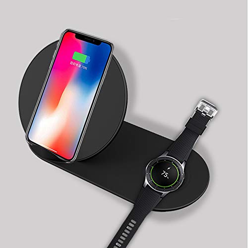 Insaneness 2 in 1 Fast Charging Wireless Charger iPhone & Samsung Phone & Samsung Watch Gear S2/S3