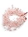 DOMESTAR 200 Feet Pink Pearl Garland, Roll of Beads Pearl Chain Pearl Strands String of Pearls Wire Pearl Bridal Bouquet Decoration for Party Supplies DIY