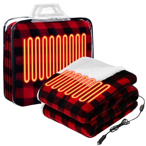 Riakrum 12V Heated Car Blanket