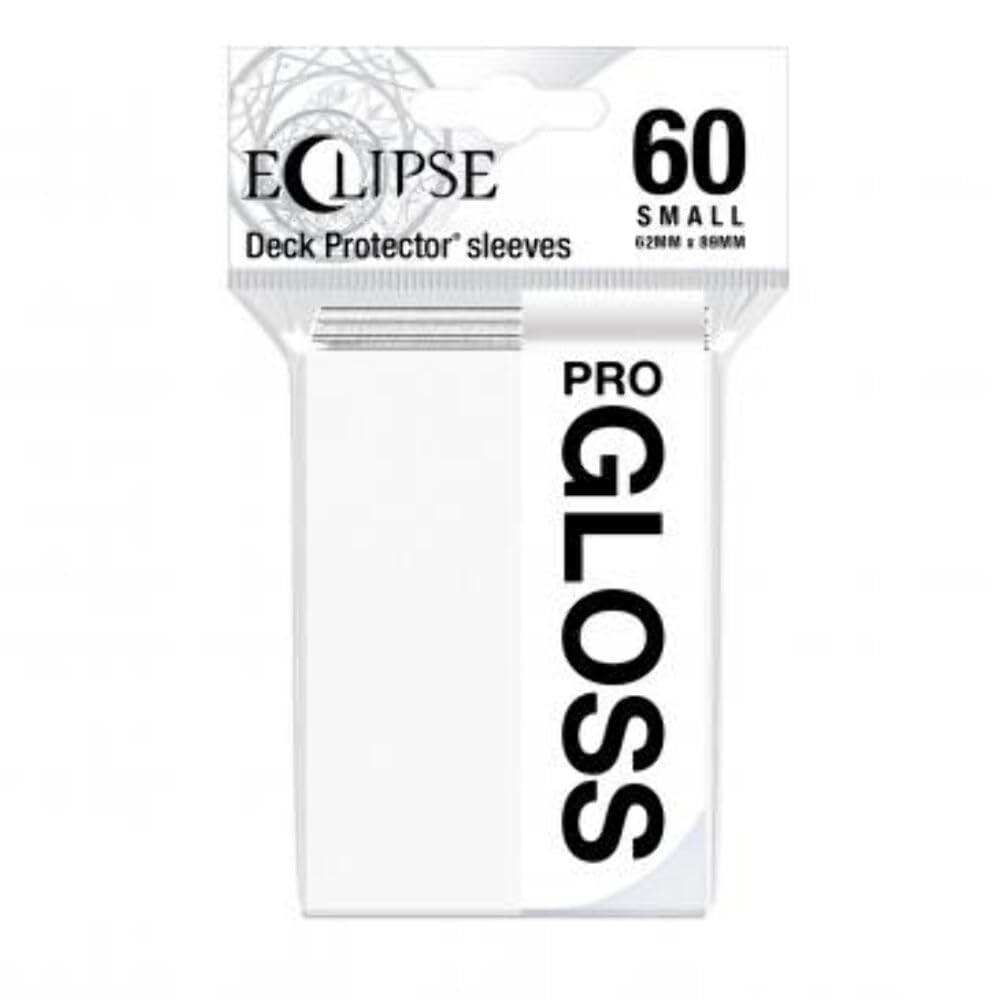 Ultra Pro Eclipse Pro Gloss Small Arctic White Sleeves Deck Protector Sleeves 15624