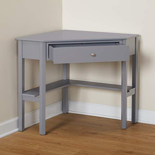 Target Marketing Systems Ellen Corner Desk with One Drawer and One