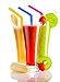 Silicone Straws By KJA: Set Of 6 Reusable Silicone And Stainless Steel Straws For 30 oz Yeti | Rtic Tumbler With Cleaning Brushes And Storage Pouch – Extra Long Multipurpose Straws For Drinks And More