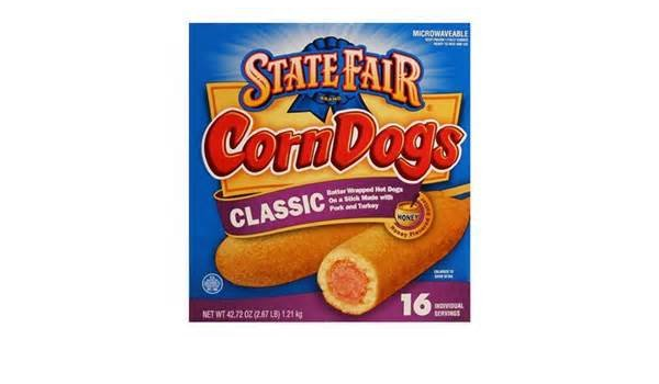 Amazoncom State Fair Corn Dogs Classic 16 Ct Pack Of 2 Grocery Gourmet Food