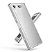 Ringke Fusion Compatible with Sony Xperia XZ1 Compact Phone Case Crystal Clear Minimalist Transparent PC Back TPU Bumper Drop Protection Scratch Resistant Natural Shape Protective Cover - Clear