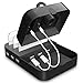 Kisreal Smart 6-Port USB Charging Station Organizer for iPhone, iPad, Apple Watch, Airpods, Xbox, Playstation and other Android Phones and Tablets