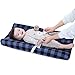 BlueSnail Plush Super Soft and Comfy Changing Pad Cover Change Table Cradle Bassinet Sheets for Baby 2-Pack (Navy Buffalo Plaid)