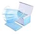 50 Pcs mouth face mask Disposable Dental Earloop Anti Dust Face Surgical Mask Medical Bacteria pollution (blue)