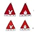 LED Christmas Hat 4 pack