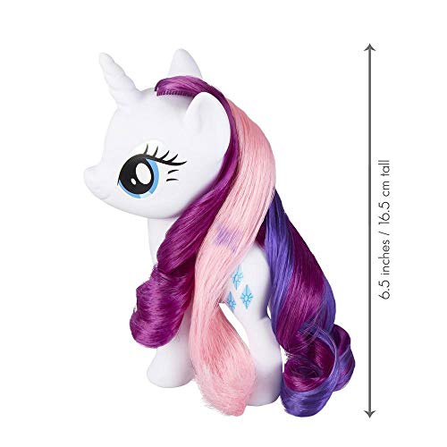 My little Pony Spielzeug Magischer Haarsalon Rarity -- 15 cm großes Haarstyling Pony mit Zubehör, Kinder ab 3 Jahren – Bild 5