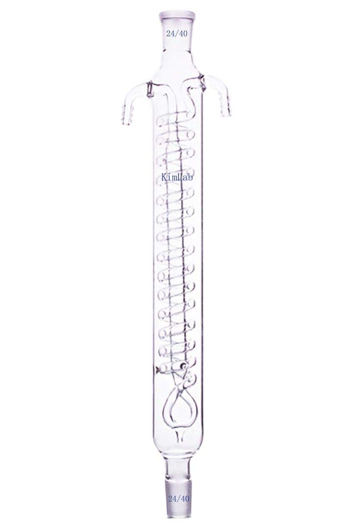 KimLab GCR0304 Glass 300mm Length Dimroths Reflux Condenser,Coil