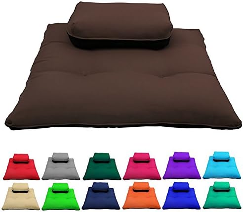 Magshion Meditation Zafu & Zabuton Set, Cushions, Training, Exercise, Yoga Mats- 2 Sizes