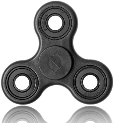 Sigma Fidget Spinner - Decompression Hand Spinner Toy With Premium Hybrid Ceramic Bearing and Not Rusty - Finger Toy, Perfect For ADD, ADHD, Anxiety, and Autism Adult Children (Black)
