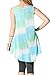 Poulax Women Loose-fit Sleeveless Lightweight T-Shirt Tunic Tank Top (L=US12-14, Mulit Green)