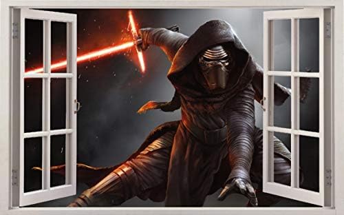 Stickers Enfant Stickers Fenetre Dark Vador Star Wars Ref 40x25cm Decorations Murales Bebe Puericulture Libertywings Vn