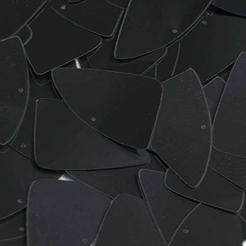 Shiny Jet Black Fishscale Fin 1.5