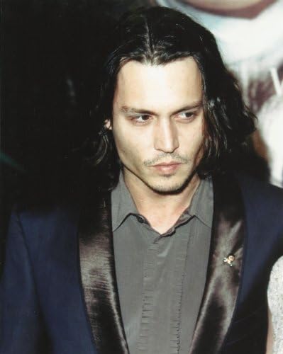 Johnny Depp 8x10 Photo In Tux Jacket Long Hair At Amazon S