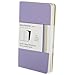 Moleskine Volant Notebook (Set of 2), Pocket, Ruled, Light Violet, Brilliant Violet, Soft Cover (3.5 x 5.5)