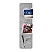 Three By Three Seattle Magnetic Dry Erase Weekly Planner, Stainless, 5.5 x 20 Inches (33156)