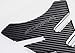 Revso Star Real Carbon Motorcycle Sticker, Decal Sticker, Gas Tank Protector , Grey Logo for All CBR models, CBR600 1000 954 929 900 RR CBR 250 300 500 650F 1100 , CBR Key chain, 2Pcs Per Set