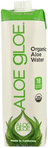 Aloe Gloe Organic Aloe Water Crisp Aloe -- 33.8 fl oz - 2 pc