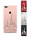 hepix iPhone 8 Plus Case Giraffe iPhone 7 Plus Case Cute Amusing Whimsical Design Soft Flexible TPU Clear Protective Case Cover for iPhone 7 Plus