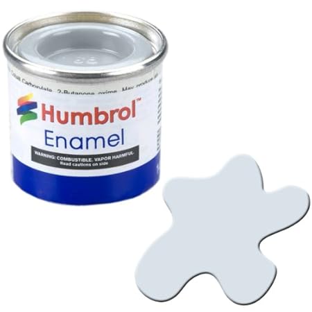 Humbrol 14 ML Nr. 1 TINLET Emaille Paint 191 (chrom silber metallic)
