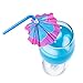 Super Z Outlet Tropical Umbrella Straws Hawaiian Beach Luau Party Decorations for Cocktails & Drinks - Pack of 48