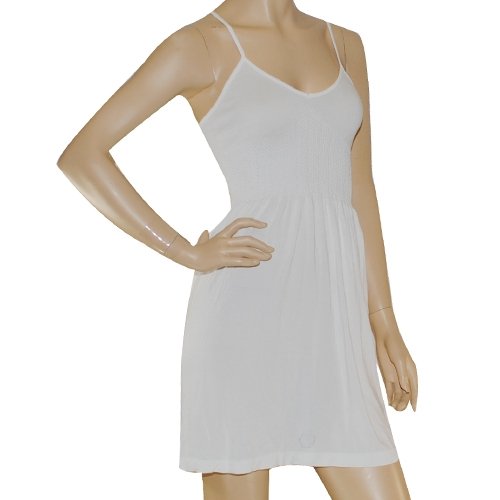 Ladies White Seamless Cami Dress: Buy 