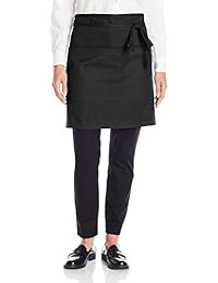 Uncommon Threads Unisex  Half Waist Apron, Black, One Size