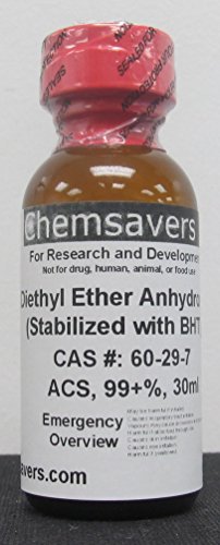 Diethyl Ether, ACS, 99+%, 30ml (for Photographic Applications)