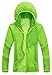 Wantdo Women's Light Windbreaker Fall Jacket UV Packable Contrast Zip Outdoor Hooded Jacket