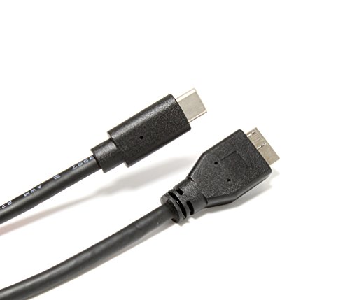 USB 3.1 Type C (USB-C) to USB 3.0 Micro-B Cable, 1.5FT / 0.5M
