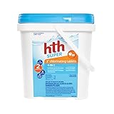 hth Pool Sanitizer 3' Chlorinating Tables 4-in-1 (42009)