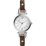 Fossil Georgia Three-Hand Leather Watch