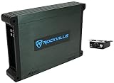 Rockville DBM12 2000W 2 Ohm Marine/Boat Mono Amplifier Amp W/Covers+Bass Remote