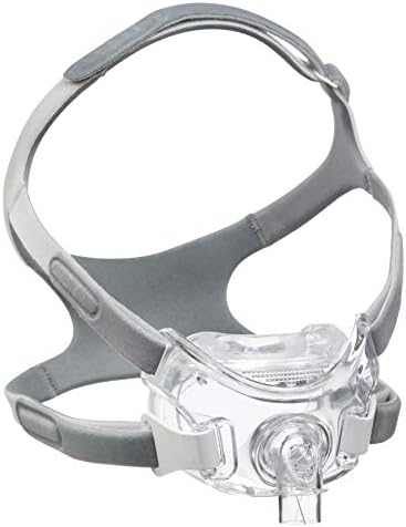 Amara View Full Face Mask with Headgear Package Includes: Mask Frame Mask Cushion Headgear Short Mask Tube Headgear Clips (AZHeth)