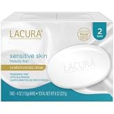 Sensitive Skin Beauty Bar, Fragrance Free, Hypo-Allergenic, 1/4 Moisturizing Cream, 4 oz, 2 Bars