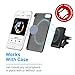 Macally Magnetic Phone Holder for Car Vent, [Design] Car Magnetic Phone Mount with Super Strong Magnet & Foot Support - Car Cell Phone Holder for iPhone - for All Apple Android Smartphone