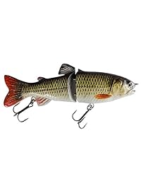 Kachawoo Glide   Bañador curvo de dos secciones en S para pesca de cazador de señuelos de pesca unidos de 7.1 in y 2.29 oz para pesca de graves, pike y muskie con ganchos de agudos