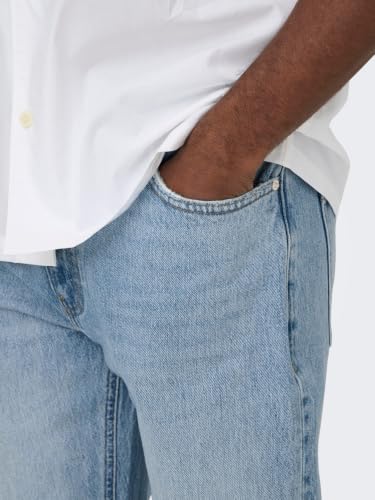 Only & Sons Onsgibb Bootcut LB 7818 Azg Dnm para Hombre