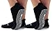 Live Happy Be Healthy Non-Slip Socks Yoga Barre Pilates Hospital Maternity Sock w/Grips for Women Men 2-Pairs Black (2 Pack Black)